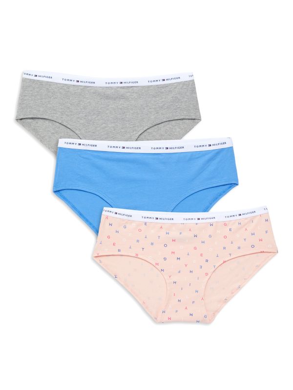 Tommy Hilfiger 3-Pack Logo Hipster Briefs